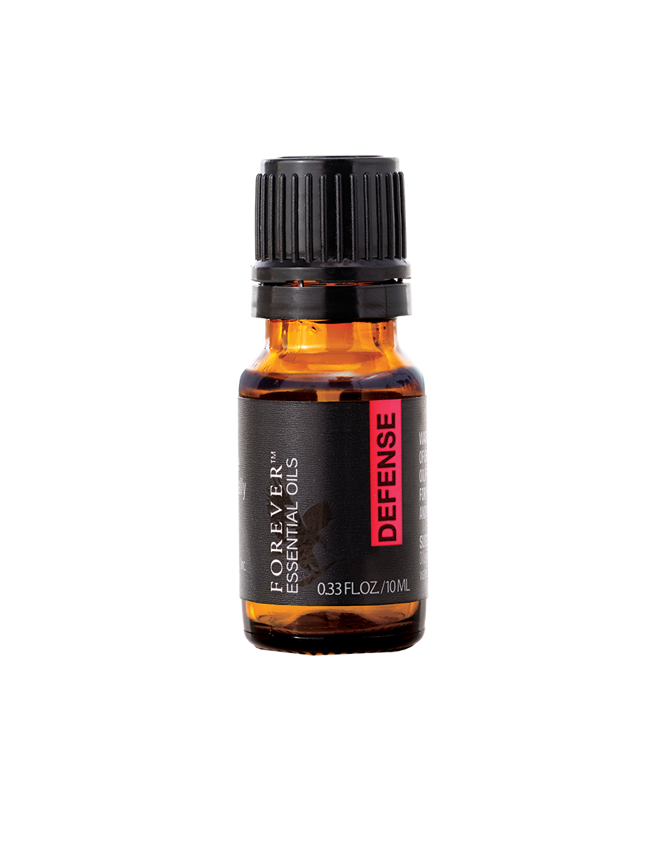 Forever Essential Oils Defense give you a revitalizing scent symphony of natural fruits, spices and berries, which promote strength and vitality.
