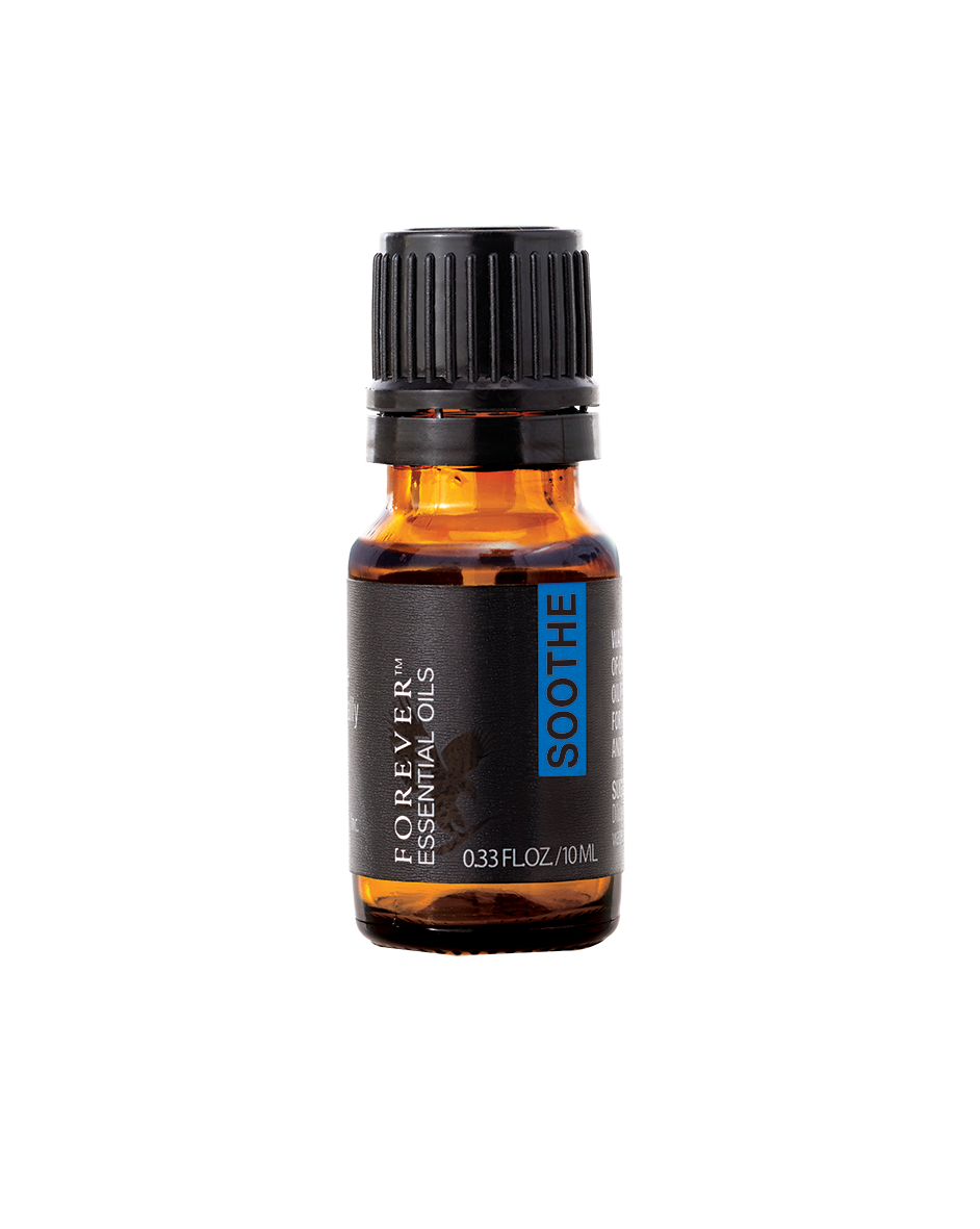 Forever Essential Oils Soothe – peace and harmony in a bottle. A nature’s caress designed to smooth, soothe and freshen.